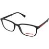 Prada Lifestyle PS 04IV DG01O1 | Occhiali da Vista Graduati | Prova Online | Plastica | Quadrati | Nero | Adrialenti