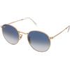 Ray-Ban Round Metal RB3447N 001/3F | Occhiali da Sole Graduati o Non Graduati | Prova Online | Unisex | Metallo | Tondi | Oro | Adrialenti