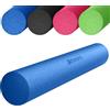 ScSPORTS® Foam Roller - 90x15 cm, Schiuma EPP, Alta Densità, Idrorepellente, Blu - Rullo Pilates, Fitness, Yoga, Cilindro, Massaggio, Schiena, Palestra, Stretching, Fisioterapia, Muscoli, Tubo