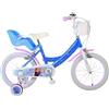 albri 16 Pollici, Bicicletta Frozen Bambino, Azzurro