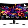 Msi Monitor Led 32'' Msi MAG 321CUP Da gioco Curvo QD-OLED 4K Ultra HD 3840x2160p/0.03ms/Classe G/Nero [9S6-3DD54T-001]