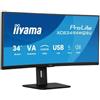 Iiyama Monitor Led 34'' Iiyama ProLite XCB3494WQSU-B1 4K Uhd 3840x2160 0.4ms classe F Nero [XCB3494WQSU-B1]