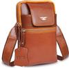 Abys Pelle Verticale Passport Porta Carte Cellulare Marsupio Unisex Viaggio Girovita