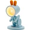 RealPower Torcia LED Blue rabbit con piedistallo