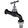 Bel-Fer Rubinetto per Fontana da Giardino in Ottone Antracite 1/2 RUB/026.5 di Bel-Fer