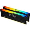 Kingston (TG. 64GB) Kingston FURY Beast RGB 64GB 3200MT/s DDR4 CL16 DIMM (Kit da 4) Memor