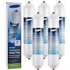 FLJVEZPJ Filtro For L'acqua Del Frigorifero Di Ricambio, Compatibile Con HAFEX/EXP, WSF-100 Aqua-Pure Plus, Compatibile Con LG, 5231JA2010B GE GXRTQR, Compatibile Con Samsung, DA29-10105J(5pcs)