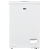 BEKO - CF100EWN - Congelatore Orizzontale, Classe E, Statico, Volume Totale Netto: 98lt, Controllo elettronico, Colore Bianco, Dimensioni HxLxP: 84,5 x 54,5 x 54,5