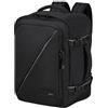 American Tourister Take2Cabin - Wizz Air/Vueling Cabin Bag 30 x 20 x 40 cm, 26,5 L, 0,60 kg, bagagli a mano, backpack aereo S/M Underrseater, nero (nero)