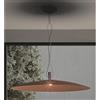 ONDALUCE CICIRIELLO ELLE LAMPADARIO A SOSPENSIONE D90 CM LED 18W LUCE 3000K ALLUMINIO VERDE, NERO O TERRA MODERNO