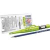 vasalat Pica Dry Set di pennarelli profondi - Portamine con avanzamento automatico della mina e 10 mine di ricambio, grafite 2B