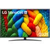 LG NanoCell AI 55NANO81A6A TV Serie NANO81 55'' 4K, α7 Gen8, HDR10, 20W, 3 HDMI con Game Optimizer, Smart TV WebOS 25