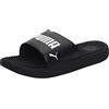 PUMA SOFTRIDE Slide Massage, Sandali a Ciabatta Uomo, Black White, 46 EU