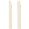 Briny River 2PCS 6 Corde Chitarra Acustica Ponte In Osso Sella 72x3x9mm Chitarra Acustica In Osso Compensato Per Chitarra Acustica Liutaio Compatibile Con Martin Chitarra (non Sbiancato)
