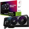 ASUS ROG Strix NVIDIA GeForce RTX 5070 Ti OC Edition, Scheda Grafica Gaming da 16GB GDDR7, 256 Bit, PCIe 5.0, Ventole Axial-Tech, 3 DisplayPort 2.1, 2 HDMI 2.1, Nero, ROG-STRIX-RTX5070TI-O16G-GAMING