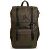 Invicta Zaino Chat, Verde Militare, Tasca Porta Pc 15, 6'', Studio, Ufficio e Tempo Libero, Tessuto Eco Material, Per Uomo Donna
