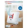 Bosch BBZ41FGALL, Quattro Sacchetti Powerprotect Per Aspirapolvere, Bianco