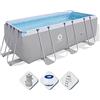 AVENLI Pools Piscina Rettangolare con Struttura, 8870 Litri, Grigio, 400x207x122 cm