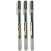 MUJI - Penna a sfera con inchiostro gel, 0,5 mm, colore nero, confezione da 3 (Importazione giapponese)