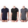 MarcLuis 2 Maglie Da Uomo Girocollo Manica Corta Cotone