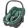 Maxi-Cosi Pebble 360 i-Size, Seggiolino auto neonato 0-15 mesi (40-83 cm), Seggiolino girevole 360°, ClimaFlow, Cinture Easy-in, Protezione dagli impatti laterali G-CELL, Essential Green