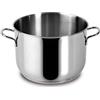 Lagostina Every Pentola Ø 18 cm in Acciaio Inox 18/10 con Fondo Lagoseal Plus, Esterno Satinato e Ampie Manicature, Adatta a Tutte le Fonti di Calore, Inclusa Induzione