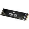 Corsair MP600 ELITE 2TB M.2 PCIe Gen4 x4 SSD NVMe - M.2 2280 - Fino a 7.000MB/sec in Lettura Sequenziale - NAND 3D TLC ad Alta Densità - Nero