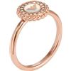 Emporio Armani Anello focale centrale in acciaio inossidabile con madreperla donna, tonalità oro rosa, EGS30202215.5