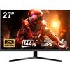 Does not apply Monitor PC Da Gaming IPS, 27 Pollici, 2K QHD (2560 X 1440P), 144 Hz, Bezel-Less