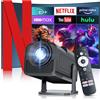 Salange Beamer 【Netflix ufficiale】 Mini proiettore 4K Supporto (Z9R)