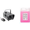 BOOMTONE Machine à fumée F400 noir & SMOKE5L-HD - IBIZA - Fluido per macchine del fumo ad alta densità - 5 litri