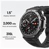 AMAZFIT T-REX 3 ONYX BLACK SPORT WATCH