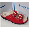 Ecosanit Venere foam Flag Peace - rosso - plantare estraibile