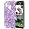 OKZone Cover Huawei P20 Lite, Custodia Lucciante con Brillantini Glitters Ultra Sottile Design Case Cover di Alta qualità in Silicone TPU Bumper Protezione Cover per Huawei P20 Lite (Viola)