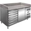 Ekofrost Banco pizza refrigerato in acciaio inox ekofrost pz1610tn