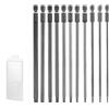 CPROSP 11 punte Torx da 150 mm di lunghezza con scatola di conservazione, punta lunga Torx T6, T7, T8, T9, T10, T15, T20, T25, T27, T30, T40, S2, in acciaio