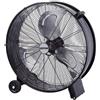 Zephir Ventilatore da pavimento industriale Zephir a pale 60 cm 3 velocità nero