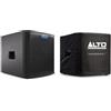 ALTO Professional TS12S + TS12S Cover - Subwoofer da 12 e 2500 W, sistema PA con 6 modalità DSP selezionabili, Easy setup, 130 dB, bobina da 3, bassi superiori
