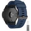 Vancle Cinturino per Garmin Fenix 5/5 Plus/6/6 Pro, Braccialetto Quick-Fit 22mm Silicone Cinturini per Garmin Forerunner 935/945/955/965,Instinct/Instinct 2, Epix 2/Epix Pro 47mm