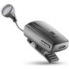 cellularline - BTCLIPARDP - Auricolare Bluetooth Riavvolgibile con Clip - Durata Batteria 7h - Ricarica 1,5h - Connessione a 2 Cellulari