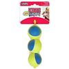 KONG - Squeakair Ultra Balls - Palline da tennis con squeak, delicate sui denti - M (conf. da 3)
