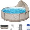 Bestway Steel Pro Max 561FY - Piscina Rotonda per 7-8 Persone