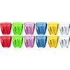 Guzzini Aqua Set 12 Bicchieri Multicolor Con in Omaggio 2 Cucchiaini Guzzini