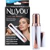 JML NuYou Epilatore Viso Donna - Depilazione Rapida e Indolore con Lame in Oro 18K, Rifinitore Viso Portatile, Design Rossetto per la Cura del Viso Discreta - Nuova Testina Galleggiante e Inclinabile