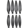 Dilwe FIMI X8 Mini Drone Propeller Set, Drone a Basso Rumore, Test di Bilanciamento Dinamico, Accessori di Ricambio Pale Dell'elica per FIMI X8 Mini, 8 Pezzi/Set(Arancia)