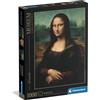 Clementoni - Puzzle 1000 Pezzi Arte per Adulti e Ragazzi, Museum Collection, Tema Gioconda di Leonardo Da Vinci, con Poster Incluso, Compact Box, Idea Regalo Made in Italy, 70x50 cm, 37085