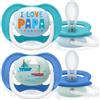 Avent Philips Avent Succhietto ultra air SCF080/03 Collezione Happy 6-18m Ragazzo Mamma/Boat