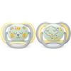 Avent Philips Avent Succhietto ultra air SCF376/01, 18m+ Neutro Notte, 2 pezzi