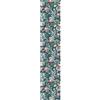 Ambiance Sticker Carta da parati in tessuto non tessuto pre-incollato, rotolo da carta da parati con uccelli tropicali, rose e fiori del paradiso, adesivo decorativo, 1 rotolo di altezza 300 x
