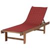 Classic Accessories Montlake FadeSafe - Fodera per chaise longue, 182,9 x 53,3 cm, color henné mélange